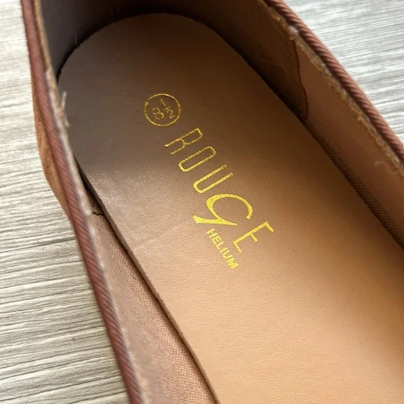 Rouge Helium Sparkle Tassel Suede Loafers - Picture 5 of 7